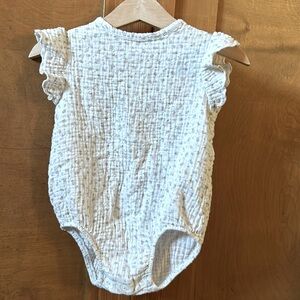 Zara 12-18M strawberry detail onesie